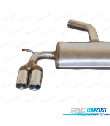 LIGNE D'ÉCHAPPEMENT VOLKSWAGEN VW GOLF 6 08-13 DOUBLE CHROMÉ