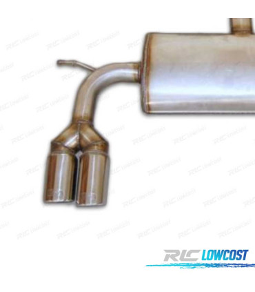 LIGNE D'ÉCHAPPEMENT POUR VOLKSWAGEN VW SCIROCCO 08-13 CHROMÉ