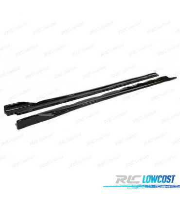 RAJOUTS DES BAS DE CAISSE VOLKSWAGEN VW GOLF 8 GTI R LINE 20- NOIR BRILLANT