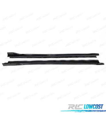 RAJOUTS DES BAS DE CAISSE VOLKSWAGEN VW GOLF 8 GTI R LINE 20- NOIR BRILLANT