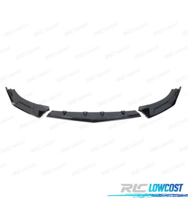 SPOILER LAME PARE-CHOCS AVANT VOLKSWAGEN VW GOLF 8 R LINE NOIR BRILLANT