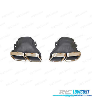 EMBOUTS D´ÉCHAPPEMENT MERCEDES CLASSE E W213 E63 16-19 CHROMÉ