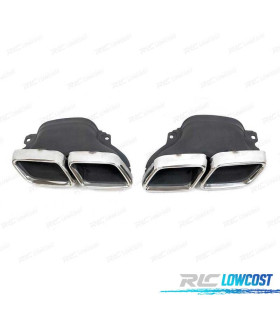 EMBOUTS D´ÉCHAPPEMENT POUR MERCEDES CLASSE GLC X253 15- CHROMÉ