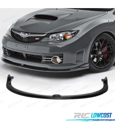 SPOILER LAME PARE-CHOCS AVANT SUBARU IMPREZA 08- CARBONE
