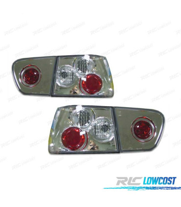 FEUX ARRIÈRE SEAT IBIZA 00-01 LOOK LEXUS FOND CHROMÉ