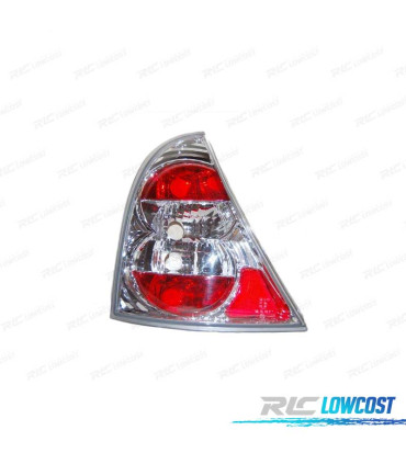 FEUX ARRIÈRE RENAULT CLIO 98-01 LOOK LEXUS FOND CHROMÉ