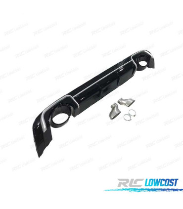 DIFFUSEUR AUDI A3 V8 SEDAN LOOK RS3 13-15 + EMBOUTS D´ÉCHAPPEMENT