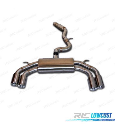 LIGNE D'ÉCHAPPEMENT AUDI A3 8V S3 13-CHROMÉ