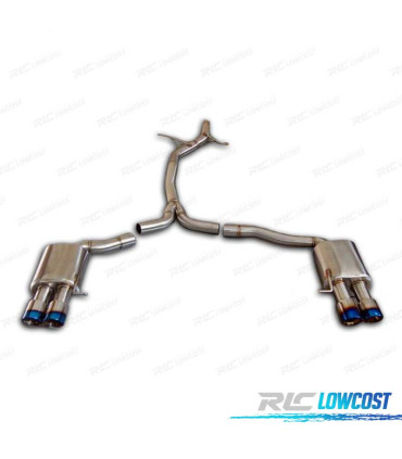 LIGNE D'ÉCHAPPEMENT AUDI A5 2.0T LOOK CATBACK 11-16 DOUBLE