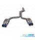 LIGNE D'ÉCHAPPEMENT AUDI A7 3.0 T 10-17 BLEUE
