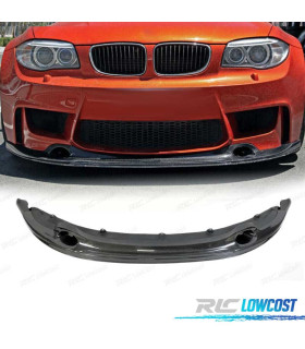 SPOILER LAME DE PARE-CHOCS AVANT BMW E82 E88 1M 06-13 CARBONE