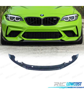 SPOILER LAME DE PARE-CHOCS AVANT BMW F87 M2 COMPETITION 14- LOOK M PERFORMANCE CARBONE