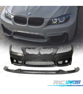 PARE-CHOCS AVANT BMW E90 E91 LCI 08-12 LOOK M4 + SPOILER AVANT