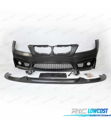 PARE-CHOCS AVANT BMW E90 E91 LCI 08-12 LOOK M4 + SPOILER AVANT PDC