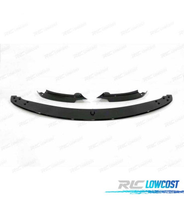 SPOILER LAME AVANT BMW E90 E91 E92 E93 05-09 LOOK M3 NOIR BRILLANT