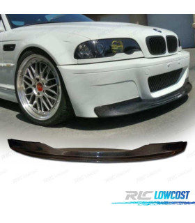 SPOILER LAME DE PARE-CHOCS AVANT BMW E46 M3 CSL CARBONE