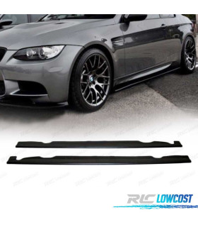 RAJOUTS BAS DE CAISSE BMW E92 E93 06-14 LOOK M3 NOIR BRILLANT