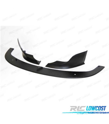 SPOILER LAME DE PARE-CHOCS AVANT BMW E60 E61 03-10 LOOK M TECH II NOIR + SPLITTERS