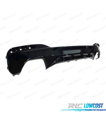 DIFFUSEUR ARRIÈRE BMW G30 G31 LOOK M PERFORMANCE NOIR BRILLANT