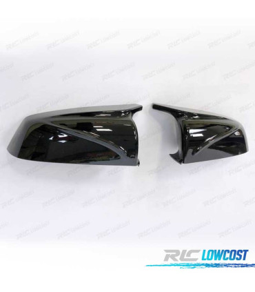 COQUES DE RÉTROVISEURS BMW E60 LCI LOOK M4 07-09 NOIR BRILLANT