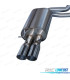 LIGNE D'ÉCHAPPEMENT BMW E60 LOOK M5 POINTE INCLINÉ RONDE