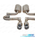LIGNE D'ÉCHAPPEMENT BMW X6 E71 E72 08-14 CHROMÉ