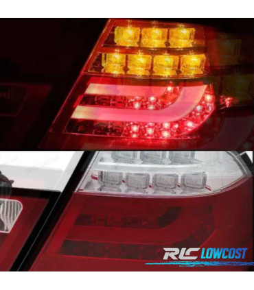FEUX ARRIÈRE BMW E46 2P 03-05 LED LOOK CARDNA ROUGE FONCÉ