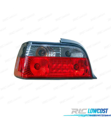FEUX ARRIÈRE BMW E36 2P 92-98 LED ROUGE FONCÉ